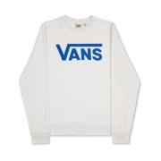 Hvid Heather Drop V Crewneck Sweater