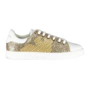 Guld Polyester Sneaker, Stilfuldt Model