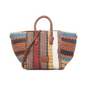 Canvas MultiColour Skuldertaske