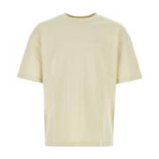 Oversize Sand Bomuld T-shirt