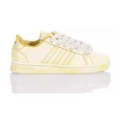 Håndlavet Beige Champagne Guld Sneakers