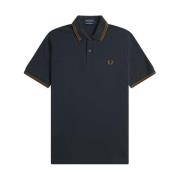 Klassisk Polo Shirt Natgrøn/Karamel