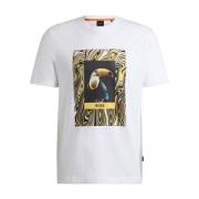 Bomuld T-shirt med 'Te-Tucan' Design