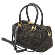 Pre-owned Stof fendi-tasker