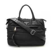 Pre-owned nylon prada-tasker