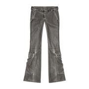 Sort Flared Cargo Jeans