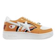 Farveblok Hajs Orange Sneakers