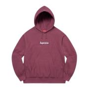 Begrænset udgave Box Logo Hoodie Plum