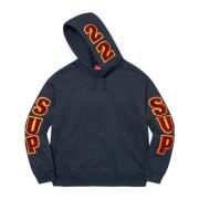 Chenille Hooded Sweatshirt Navy Limited Edition