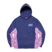 Bleached Hooded Sweatshirt Dark Royal