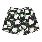 Sort Blomstret Limited Edition Vand Shorts