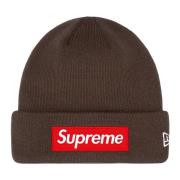 Begrænset udgave Box Logo Beanie Brun