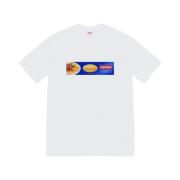 Italiensk Emblem Spaghetti Tee Hvid