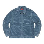 Blå Corduroy Zip Jacket Limited Edition