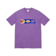 Italiensk Emblem Spaghetti Tee Lilla