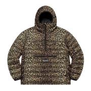 Leopard Micro Down Hooded Pullover