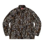 Begrænset udgave Olive Treebark Camo Half Zip Pullover