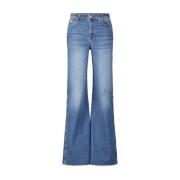 Højtaljede Flare Jeans