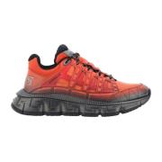 Orange Sneakers AW20 Stof Gummi