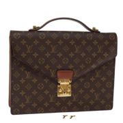 Pre-owned Canvas louis-vuitton-tasker