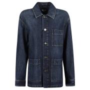 Indigo Denim Classic Collar Jacket