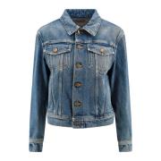 Broderet Denim Jakke