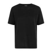 Strik T-shirt med Paprika Design