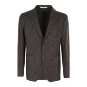 Tekstureret Uld Bomuld Blazer