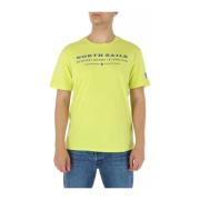 Gul Rund Hals T-Shirt