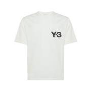 Bomuld Scoop Neck T-Shirt Logo Print