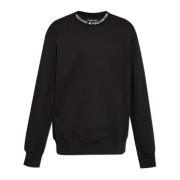 Sweatshirt med logo