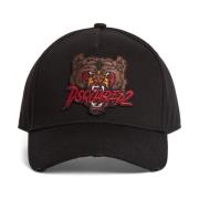 Horror Baseball Cap Sort Distressed Broderet