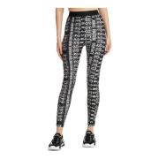 Abstrakt Multifarvet Logo Leggings