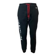 Børstet Fleece Joggers Sort