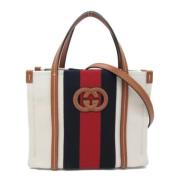 Pre-owned Canvas gucci-tasker