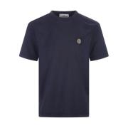 Marineblå Slim Fit T-shirt