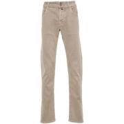 Slim Fit Brun Jeans