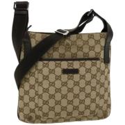 Pre-owned Canvas gucci-tasker