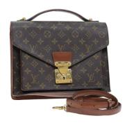 Pre-owned Canvas louis-vuitton-tasker