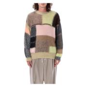 Arlecchino Mohair Sweater Multicolor Strikvarer