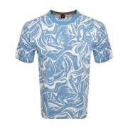 Ocean Blue Herre T-shirt