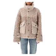 Reversible Shearling Peacot Outerwear