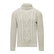 Hyggelig Cable-Knit Turtleneck Sweater