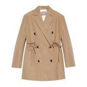 Dobbeltbrystet oversize blazer