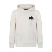 Palm Tree Print Hoodie Sweatshirt