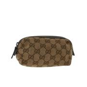 Pre-owned Canvas gucci-tasker