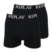 Sporty Boxer Trunks 2-Pack Basic Logo