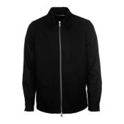 Zip Shirt Jakke med Krave