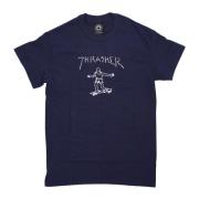 Logo Print Navy/White T-shirt