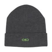 Logo Beanie Hat Grå